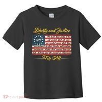 Liberty And Justice For All The Declaration of Independence Toddler T-Shirt thumb 0