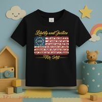 Liberty And Justice For All The Declaration of Independence Toddler T-Shirt thumb 3