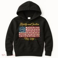 Liberty And Justice For All The Declaration of Independence Kids Hoodie thumb 0