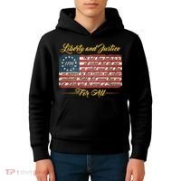 Liberty And Justice For All The Declaration of Independence Kids Hoodie thumb 4