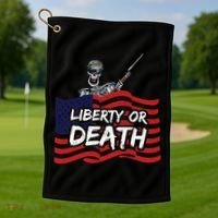Liberty Or Death Golf Towel thumb 1