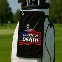 Liberty Or Death Golf Towel thumb 2