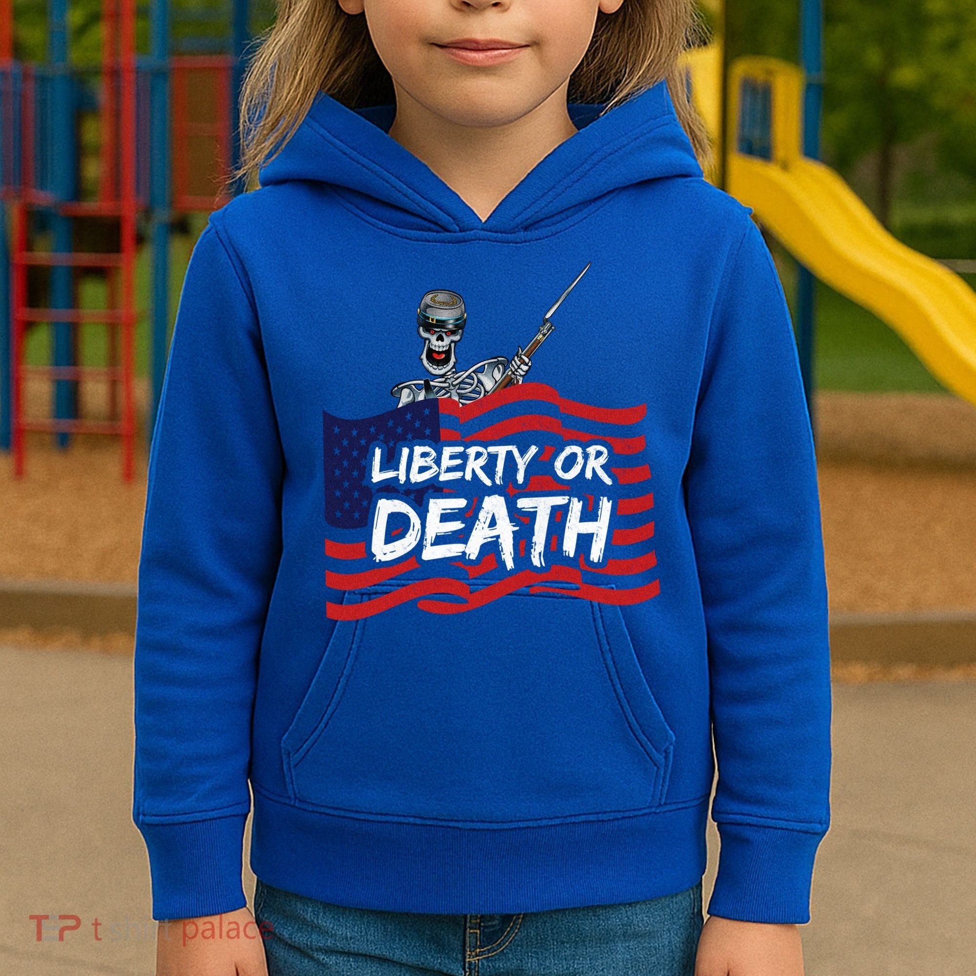 Liberty Or Death Kids Hoodie