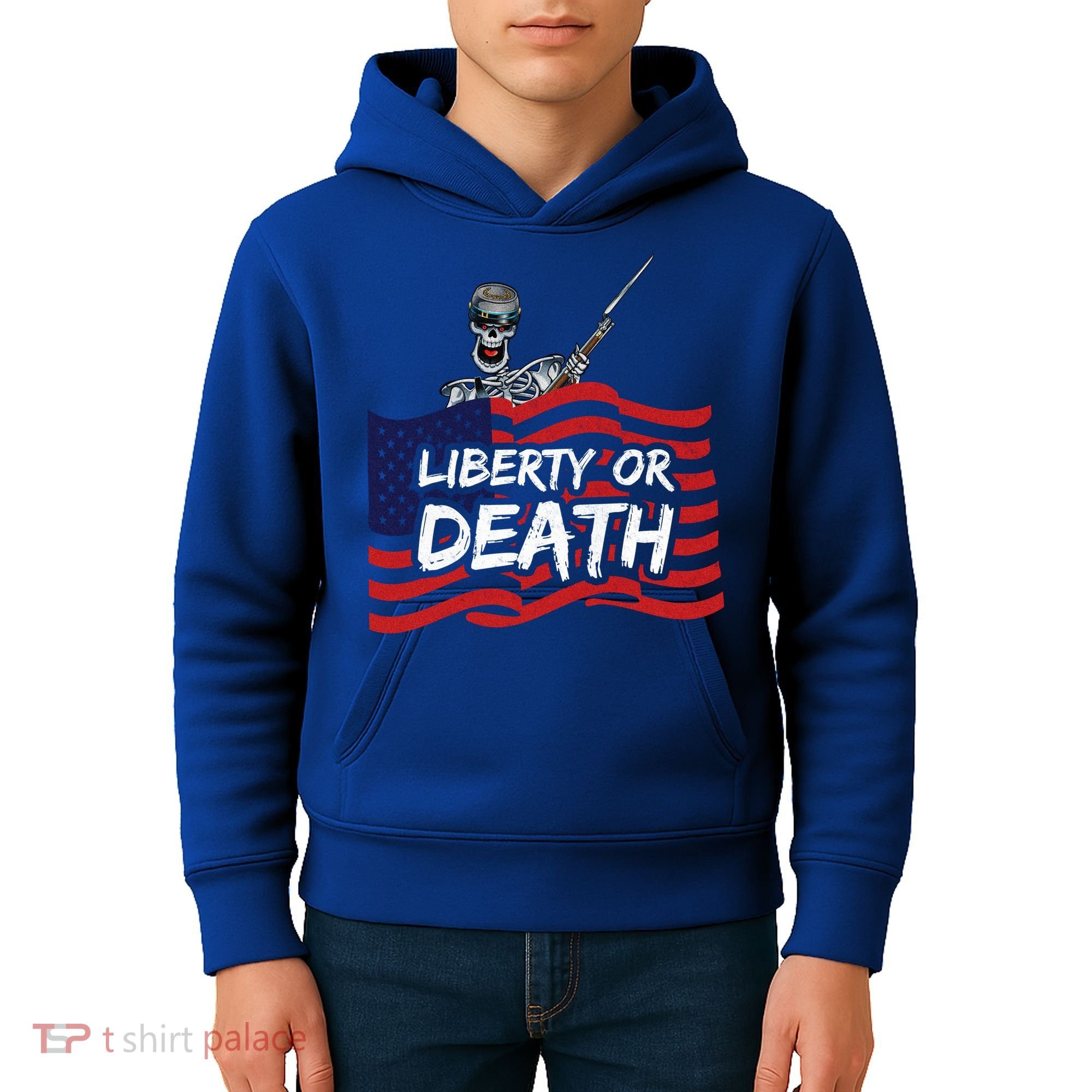Liberty Or Death Kids Hoodie