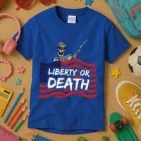 Liberty Or Death Kids T-Shirt thumb 3