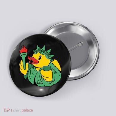 Liberty Rubber Duck Button