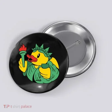 Liberty Rubber Duck Button