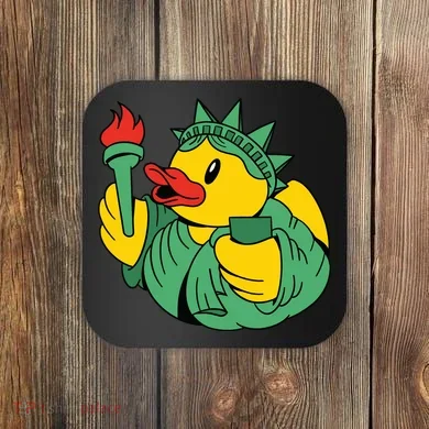 Liberty Rubber Duck Coaster