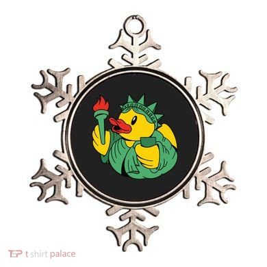 Liberty Rubber Duck Ornament