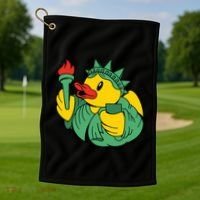 Liberty Rubber Duck Golf Towel thumb 1