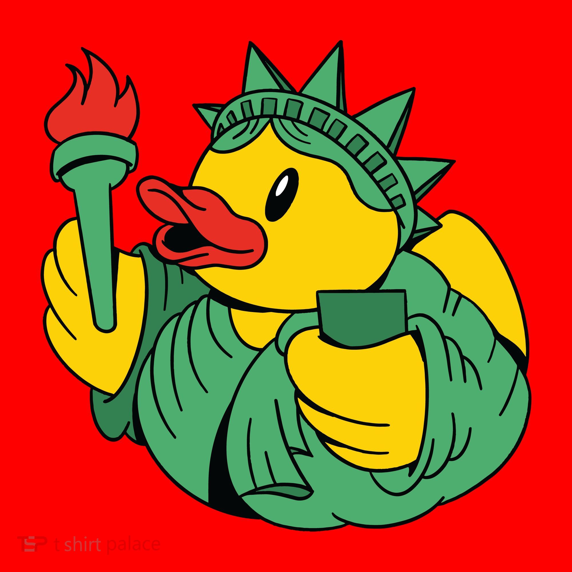 Liberty Rubber Duck Santa Hat