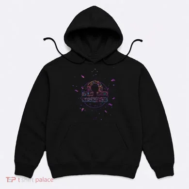 Libra Floral Zodiac Hoodie