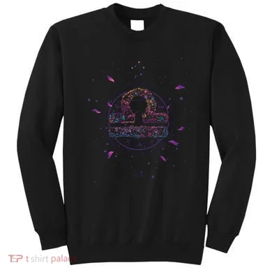 Libra Floral Zodiac Sweatshirt