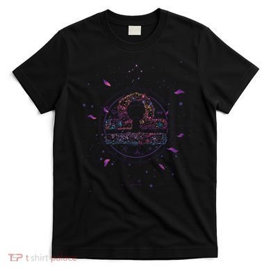 Libra Floral Zodiac T-Shirt