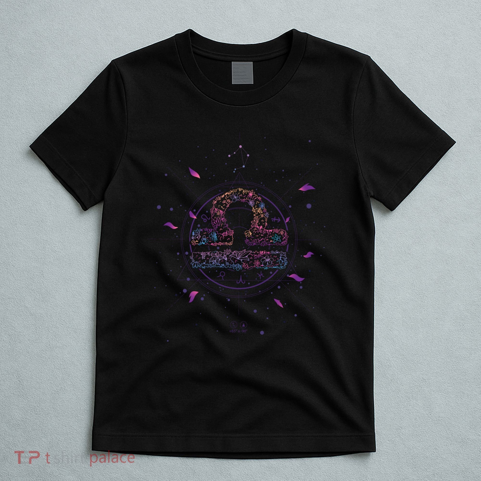 Libra Floral Zodiac T-Shirt