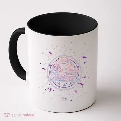 Libra Floral Zodiac Coffee Mug