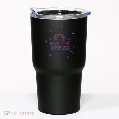 Libra Floral Zodiac Tumbler