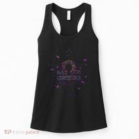 Libra Floral Zodiac Women's Tank Top thumb 0