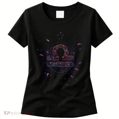 Libra Floral Zodiac Women's T-Shirt