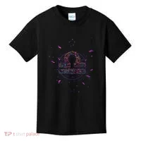 Libra Floral Zodiac Kids T-Shirt thumb 0