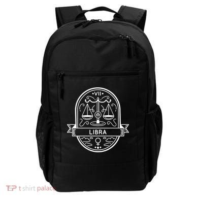 Libra Zodiac Symbol Design Backpack
