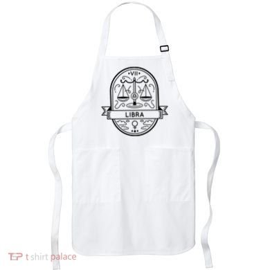 Libra Zodiac Symbol Design Apron