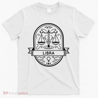 Libra Zodiac Symbol Design T-Shirt