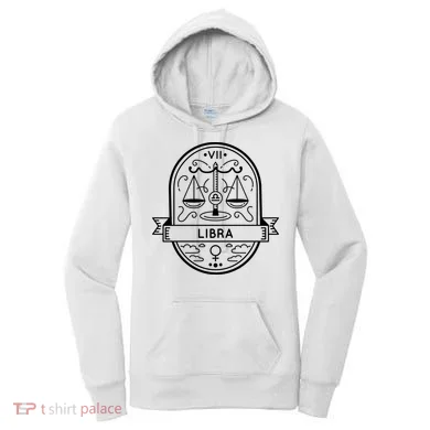 Libra Zodiac Symbol Design Women's Hoodie