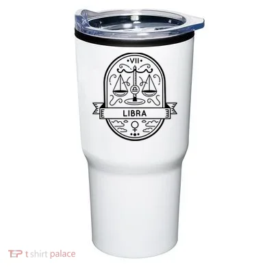Libra Zodiac Symbol Design Tumbler