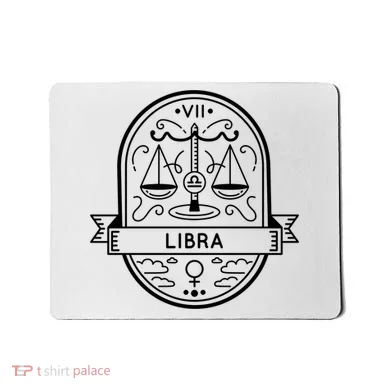 Libra Zodiac Symbol Design Mousepad