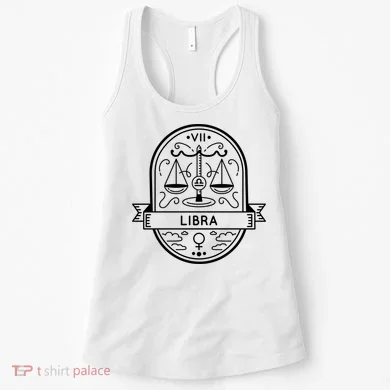 Libra Zodiac Symbol Design Women's Tank Top