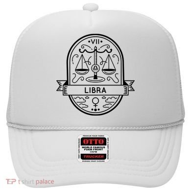 Libra Zodiac Symbol Design Hat