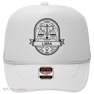 Libra Zodiac Symbol Design Hat