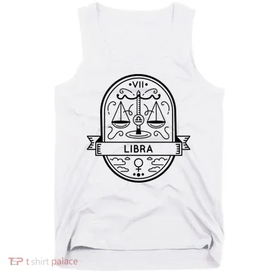 Libra Zodiac Symbol Design Tank Top