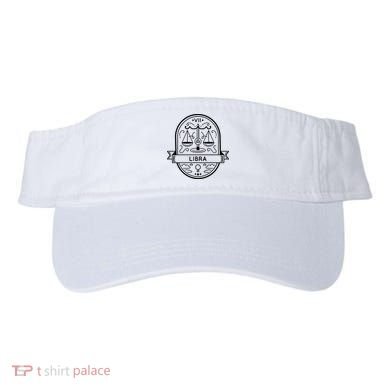 Libra Zodiac Symbol Design Visor