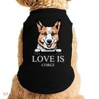 Love Is Corgi Dog Doggie Tank thumb 0