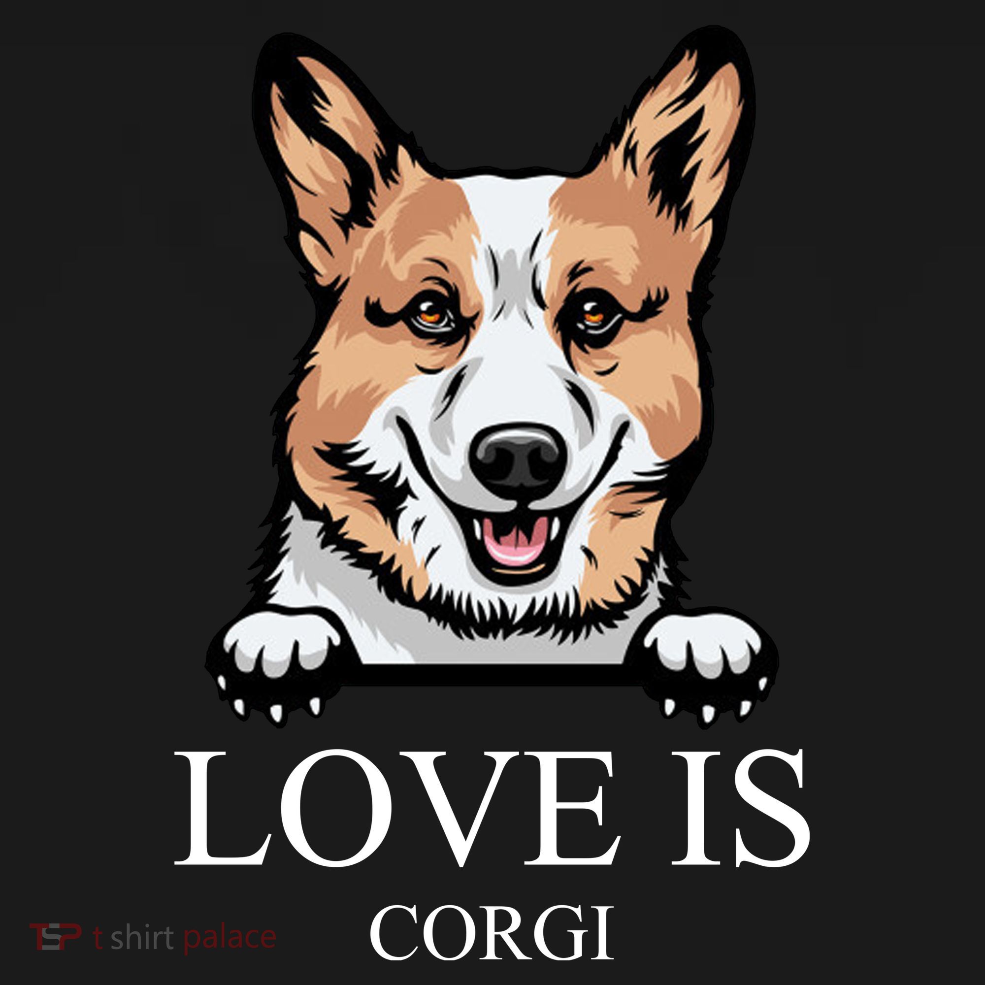 Love Is Corgi Dog Doggie Tank