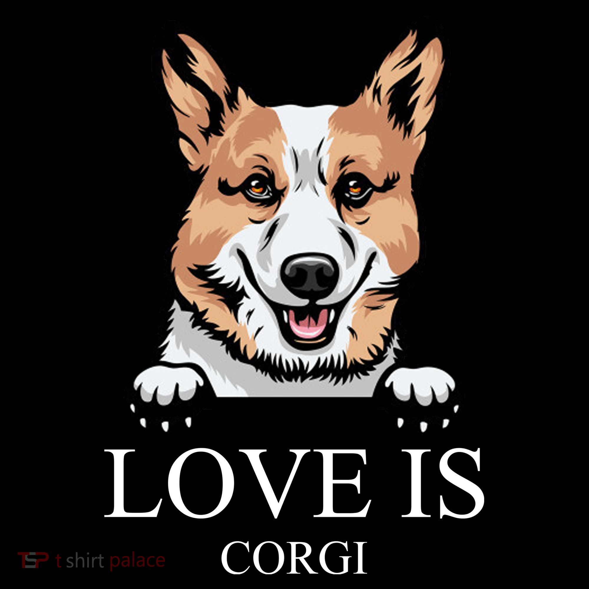 Love Is Corgi Dog Long Sleeve Shirt