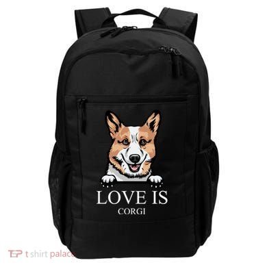Love Is Corgi Dog Backpack