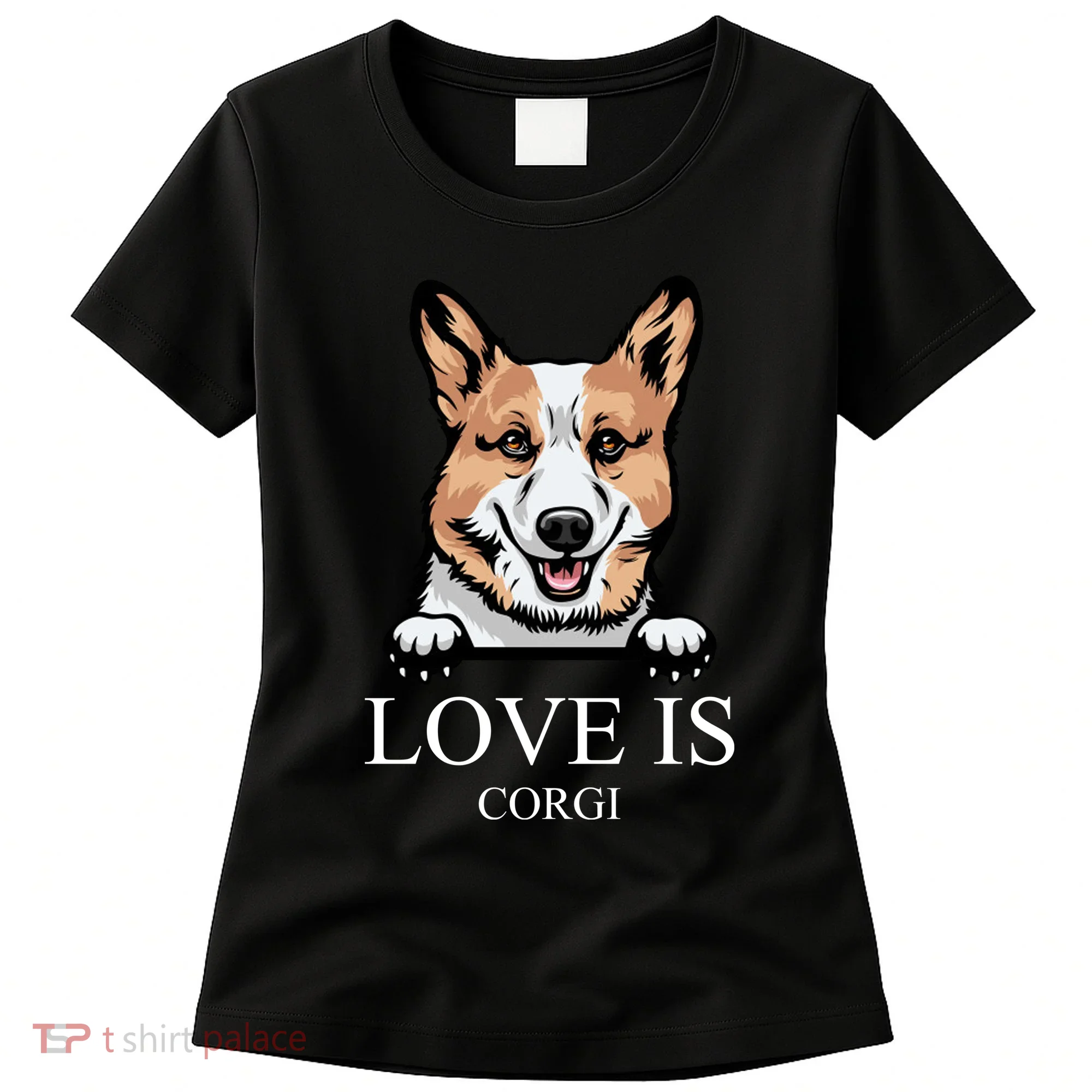 Love Is Corgi Dog Women's T-Shirt
