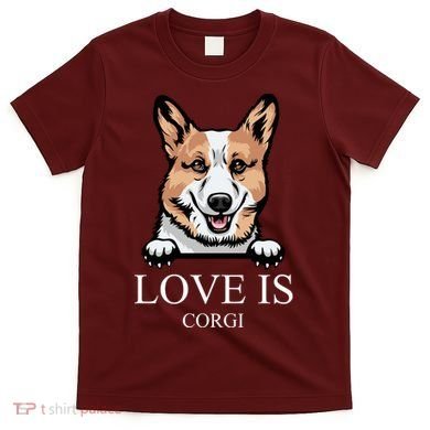 Love Is Corgi Dog T-Shirt