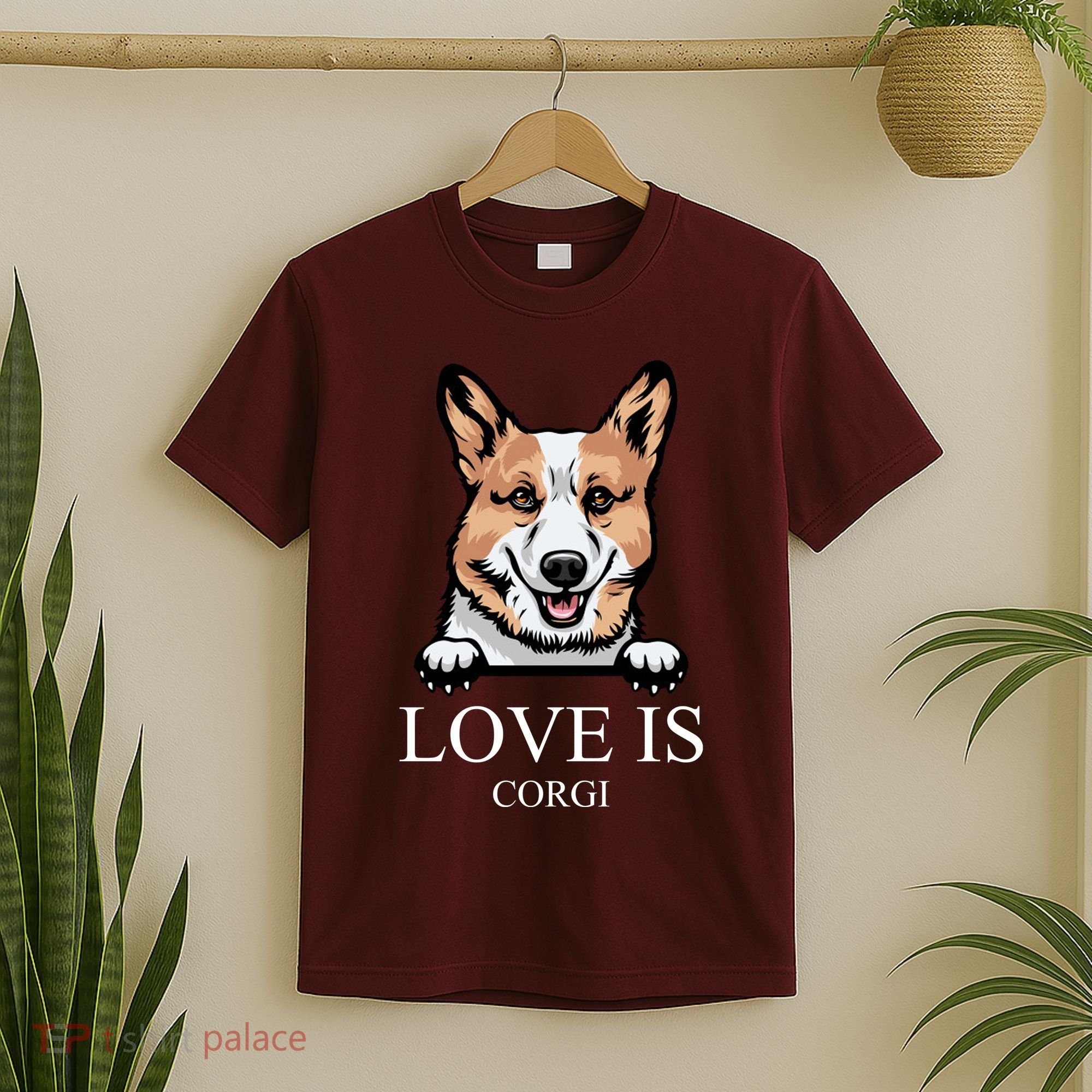 Love Is Corgi Dog T-Shirt