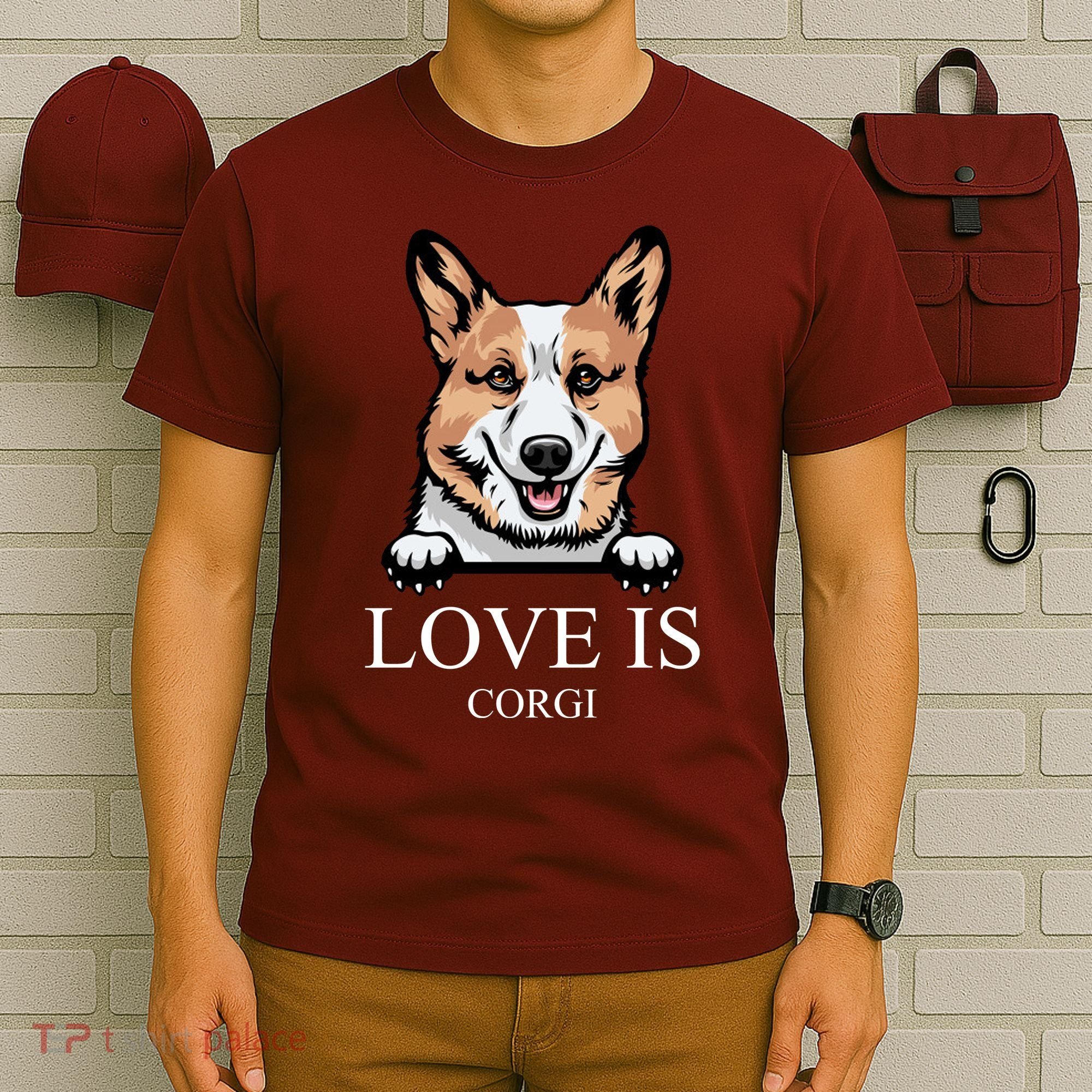 Love Is Corgi Dog T-Shirt