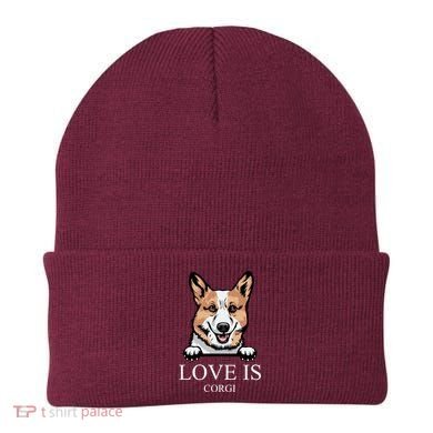 Love Is Corgi Dog Beanie
