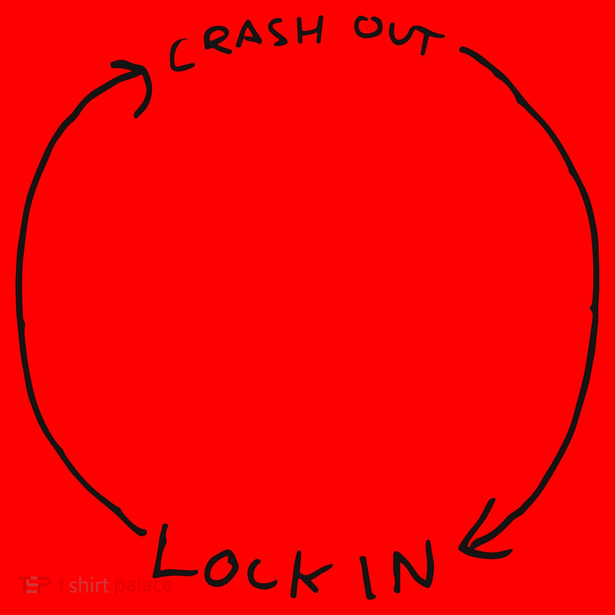 Lock In Crash Out Santa Hat
