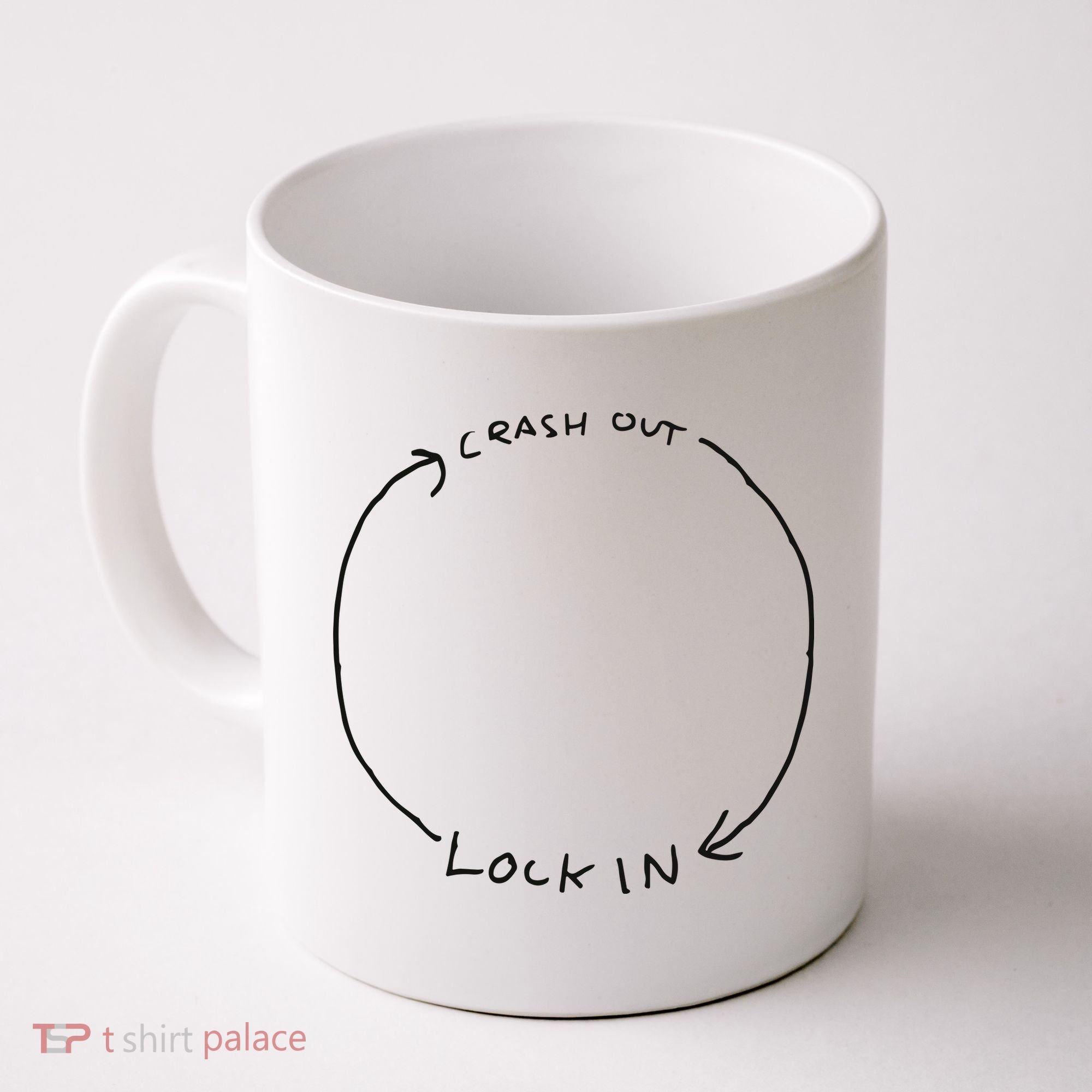 Lock In Crash Out Coffee Mug