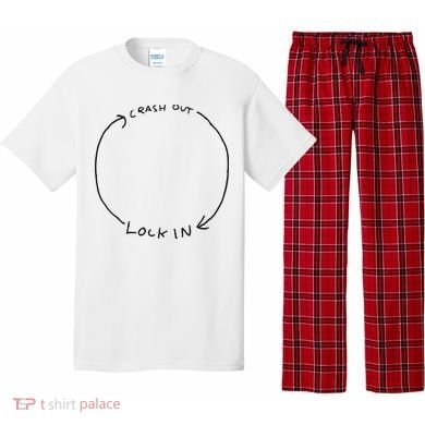 Lock In Crash Out Pajama Set