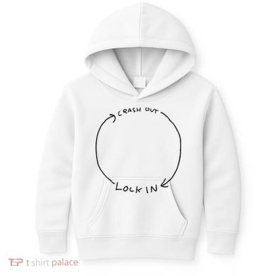 Lock In Crash Out Kids Hoodie