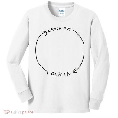 Lock In Crash Out Kids Long Sleeve Shirt