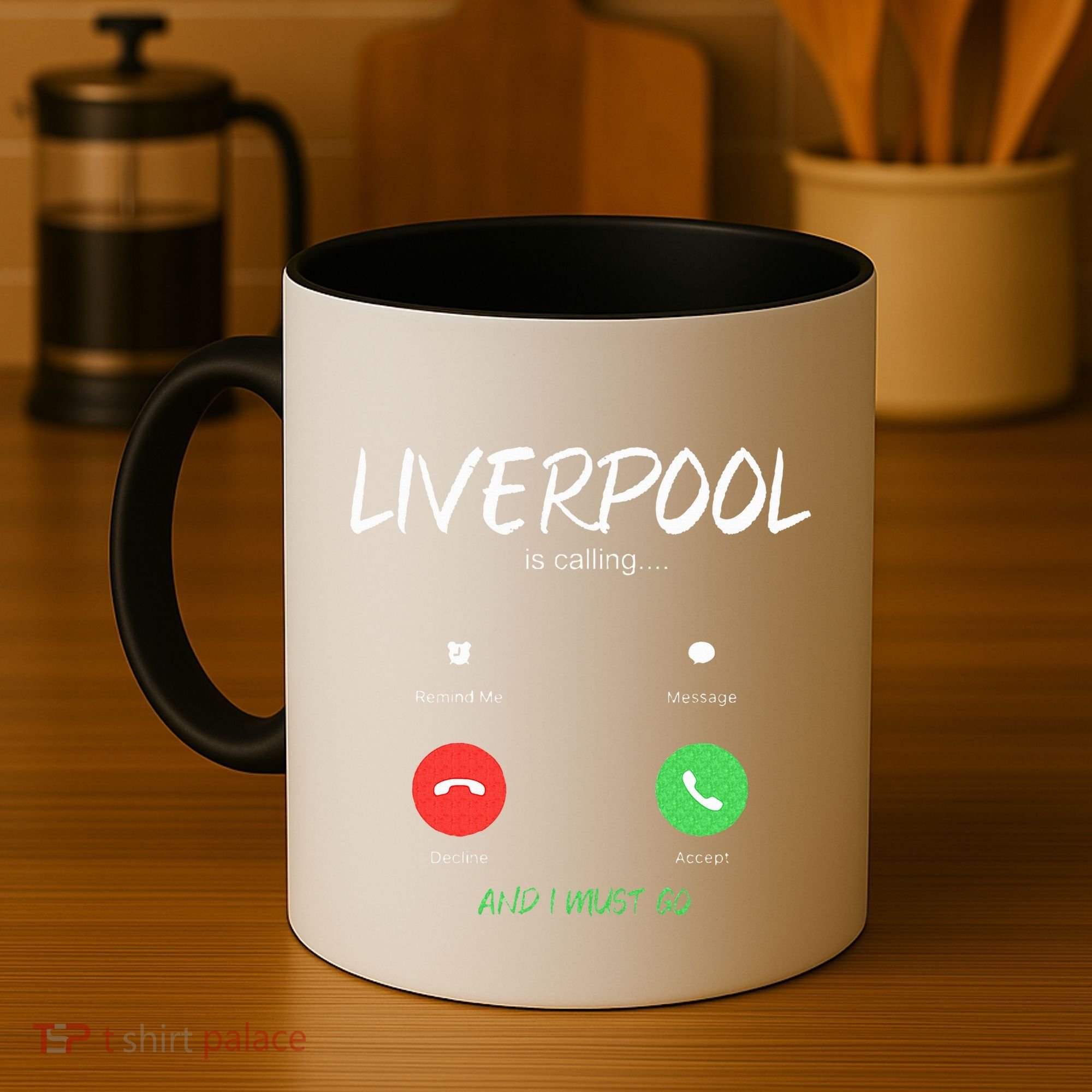 Liverpool Is Calling And I Must Go England Traveling  Coffee Mug